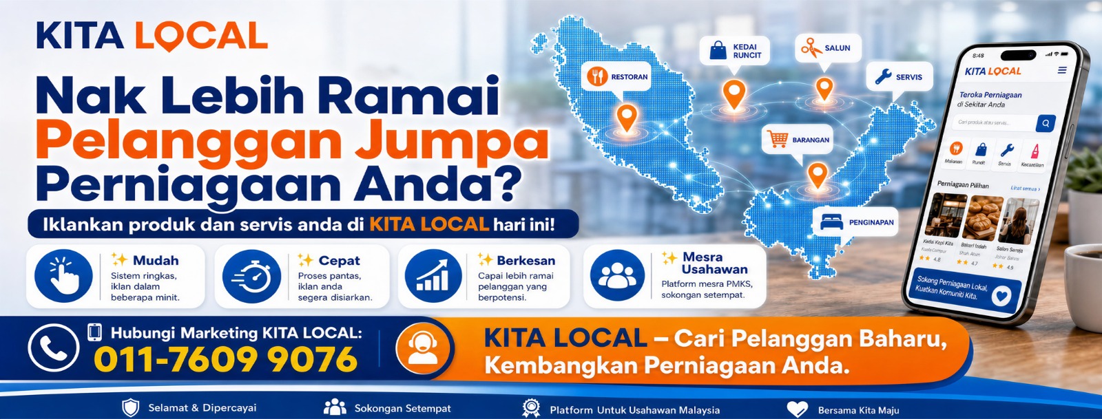 Advertise your business on KitaLocal